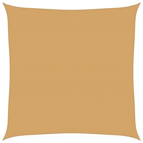 VidaXL Żagiel przeciwsłoneczny, 160 g/m², piaskowy, 4x4 m, HDPE