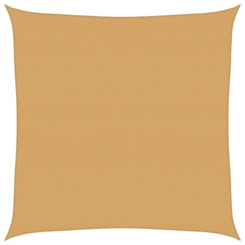 VidaXL Żagiel przeciwsłoneczny, 160 g/m², piaskowy, 7x7 m, HDPE