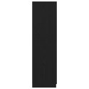 VidaXL Garderoba Czarny Dąb 80 x 52 x 180 cm Materiał drewnopochodny
