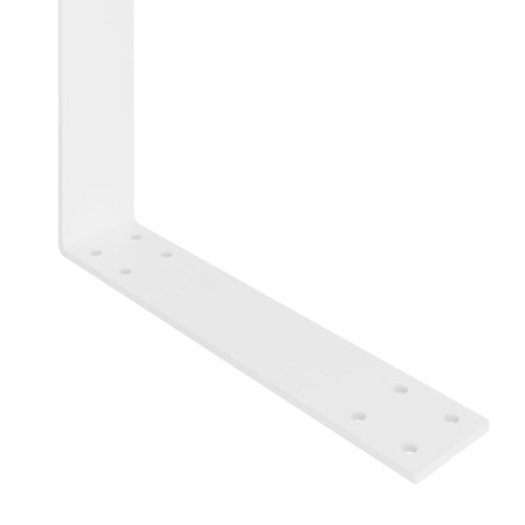 VidaXL Oparcie do sofy z palet, białe, 110 cm, żelazo