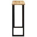 VidaXL Stolik konsolowy z naturalną krawędzią, 105x33x76 cm, mango