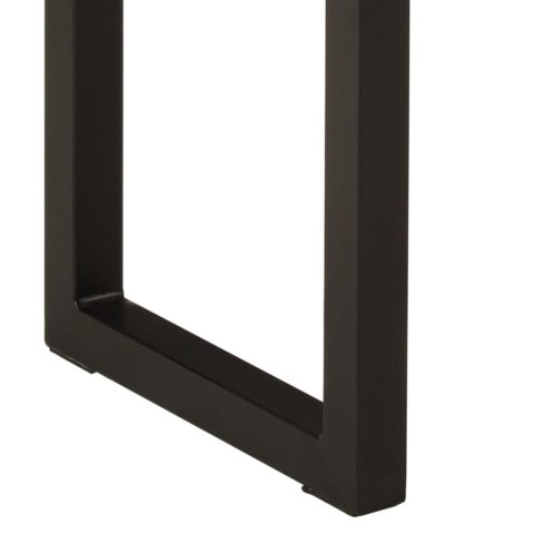 VidaXL Stolik konsolowy z naturalną krawędzią, 105x33x76 cm, mango