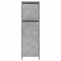 VidaXL Szafka łazienkowa, szarość betonu, 30x30x95 cm, płyta wiórowa
