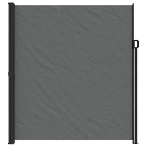 VidaXL Markiza boczna rozkładana antracytowa 220x300 cm