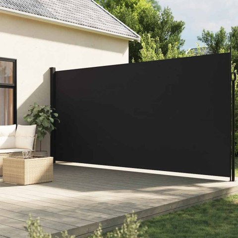 ZWIJANA MARKIZA OGRODOWA BOCZNA CZARNA 200X500CM
