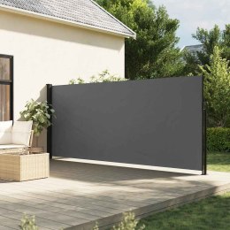 ZWIJANA MARKIZA OGRODOWA BOCZNA NA TARAS ANTRACYTOWA 180X600CM