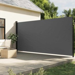 ZWIJANA MARKIZA OGRODOWA BOCZNA NA TARAS ANTRACYTOWA 220X500CM