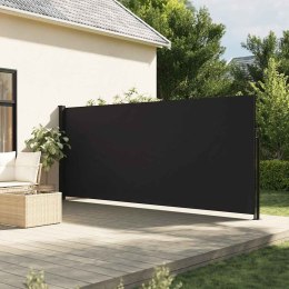 ZWIJANA MARKIZA OGRODOWA BOCZNA NA TARAS CZARNA 180X600CM