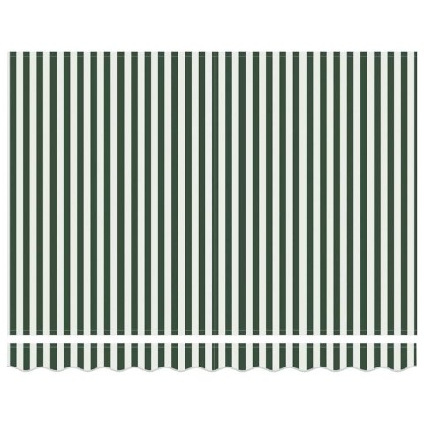 MARKIZA OGRODOWA ZIELONY I BIAŁY 300X250X165CM POLIESTER