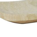 VidaXL Umywalka, 50 x 35 x 12 cm, marmurowa, kremowa