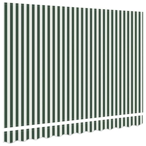 MATERIAŁ ZAPASOWY DO MARKIZY ZIELONY I BIAŁY 280X245CM