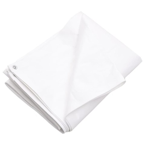 VidaXL Plandeka, 260 g/m², 4x5 m, biała, HDPE