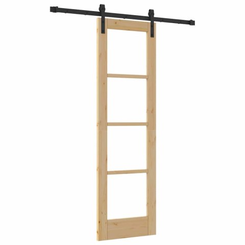 VidaXL Drzwi przesuwne ORKDAL Naturalny 61 x 198,5 cm