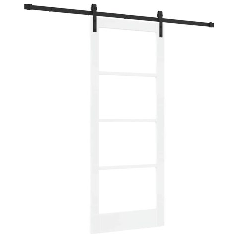 VidaXL Drzwi przesuwne ORKDAL Biały 83 x 202 cm