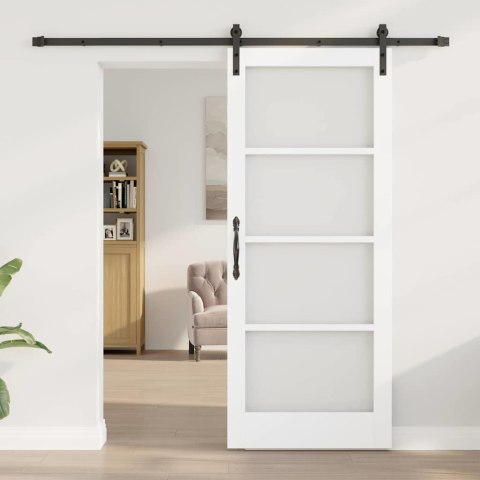 VidaXL Drzwi przesuwne ORKDAL Biały 83 x 202 cm