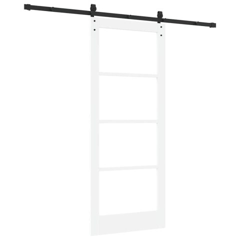 VidaXL Drzwi przesuwne ORKDAL Biały 83 x 202 cm