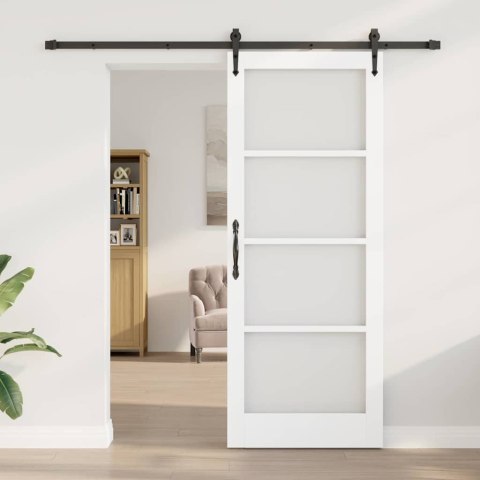 VidaXL Drzwi przesuwne ORKDAL Biały 83 x 211 cm