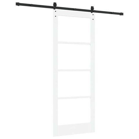 VidaXL Drzwi przesuwne ORKDAL Biały 83 x 211 cm