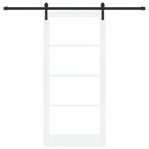 VidaXL Drzwi przesuwne ORKDAL Biały 93 x 202 cm