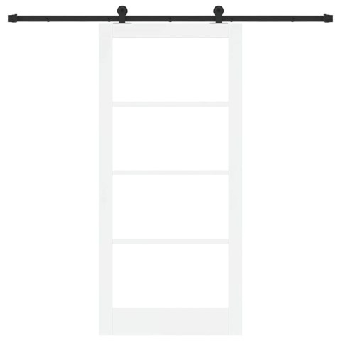 VidaXL Drzwi przesuwne ORKDAL Biały 93 x 202 cm