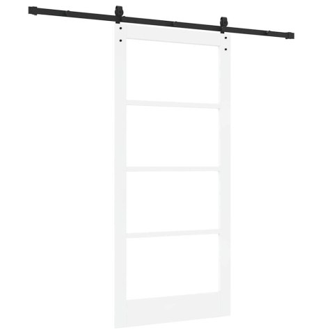VidaXL Drzwi przesuwne ORKDAL Biały 93 x 202 cm