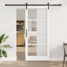 VidaXL Drzwi przesuwne ORKDAL Biały 93 x 211 cm