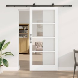 VidaXL Drzwi przesuwne ORKDAL Biały 93 x 211 cm