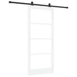 VidaXL Drzwi przesuwne ORKDAL Biały 93 x 211 cm