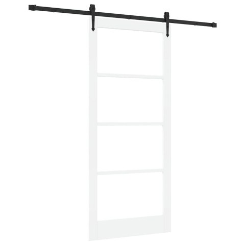VidaXL Drzwi przesuwne ORKDAL Biały 93 x 211 cm