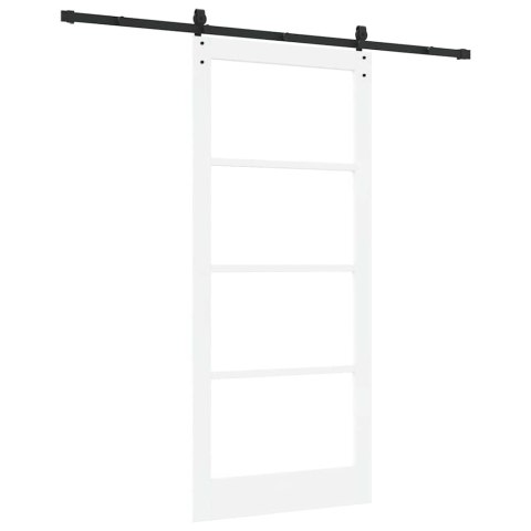 VidaXL Drzwi przesuwne ORKDAL Biały 93 x 211 cm
