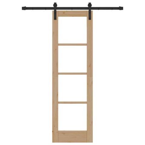 VidaXL Drzwi przesuwne ORKDAL Naturalny 61 x 198,5 cm