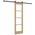 VidaXL Drzwi przesuwne ORKDAL Naturalny 61 x 198,5 cm