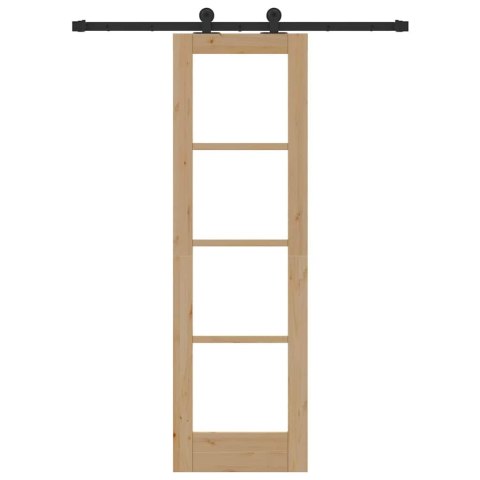 VidaXL Drzwi przesuwne ORKDAL Naturalny 61 x 198,5 cm