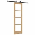 VidaXL Drzwi przesuwne ORKDAL Naturalny 61 x 198,5 cm