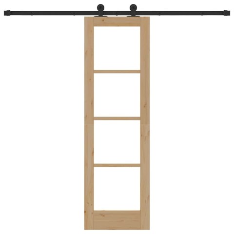 VidaXL Drzwi przesuwne ORKDAL Naturalny 61 x 198,5 cm