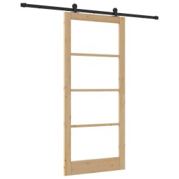 VidaXL Drzwi przesuwne ORKDAL Naturalny 93 x 211 cm