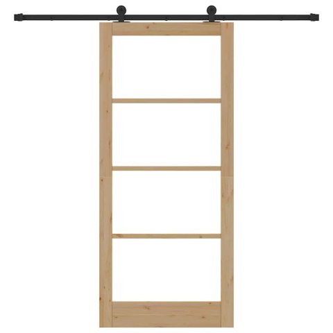 VidaXL Drzwi przesuwne ORKDAL Naturalny 93 x 211 cm