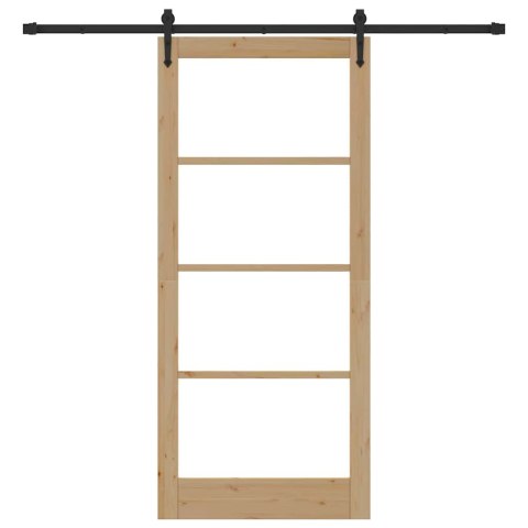 VidaXL Drzwi przesuwne ORKDAL Naturalny 93 x 211 cm