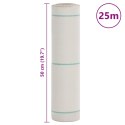 VidaXL Agrowłóknina antychwastowa, biała, 0,5x25 m, PP