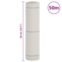 VidaXL Agrowłóknina antychwastowa, biała, 0,5x50 m, PP