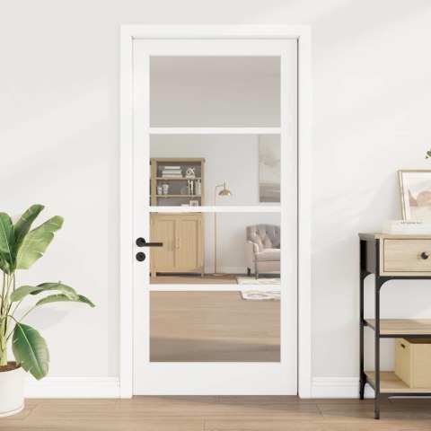 VidaXL Drzwi wewnętrzne ORKDAL Biały z podkładem 93 x 202 cm