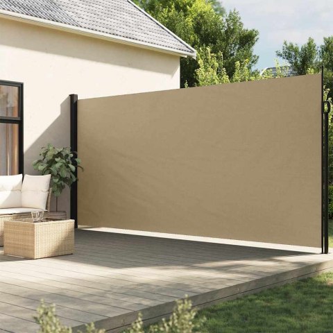 ZWIJANA MARKIZA OGRODOWA BOCZNA BEŻOWA 200X500CM