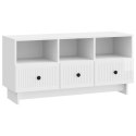VidaXL Szafka pod telewizor Biały wysoki połysk 102 x 34,5 x 50 cm