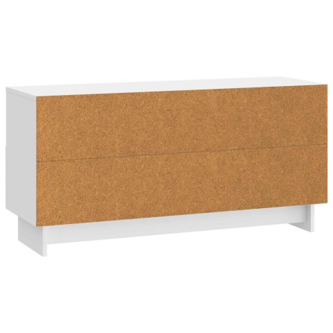 VidaXL Szafka pod telewizor Biały wysoki połysk 102 x 34,5 x 50 cm