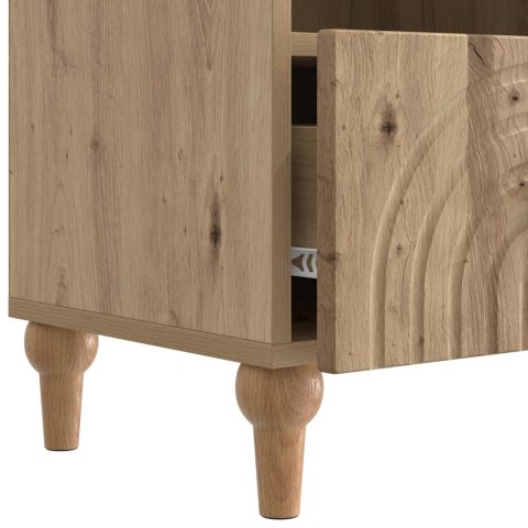 VidaXL Szafka pod telewizor Dąb Rzemieślniczy 102 x 34,5 x 50 cm