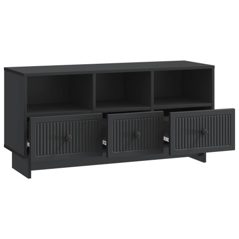 VidaXL Szafka pod telewizor z szufladą Czarny 102 x 34,5 x 50 cm