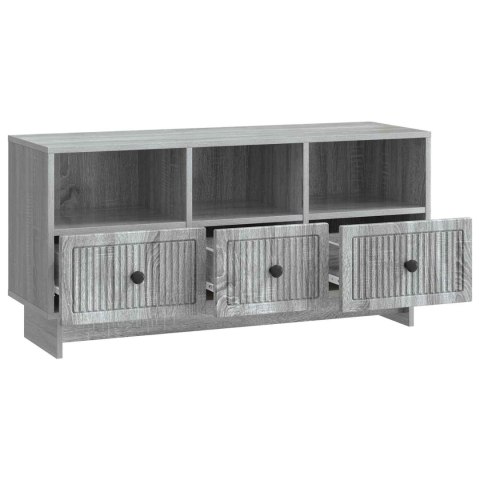 VidaXL Szafka pod telewizor z szufladą Szary Sonoma 102 x 34,5 x 50 cm