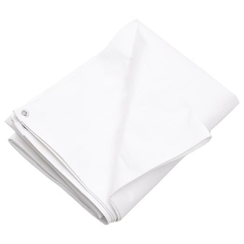 VidaXL Plandeka, 260 g/m², 8x10 m, biała, HDPE