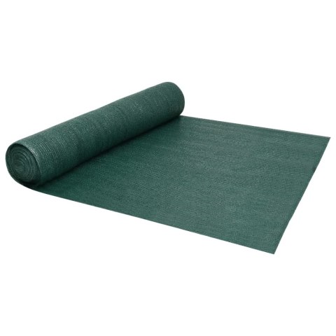 VidaXL Siatka cieniująca, zielona, 1,2x10 m, HDPE, 150 g/m²