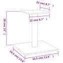 VidaXL Drapak dla kota z platformą, kremowy, 38 cm